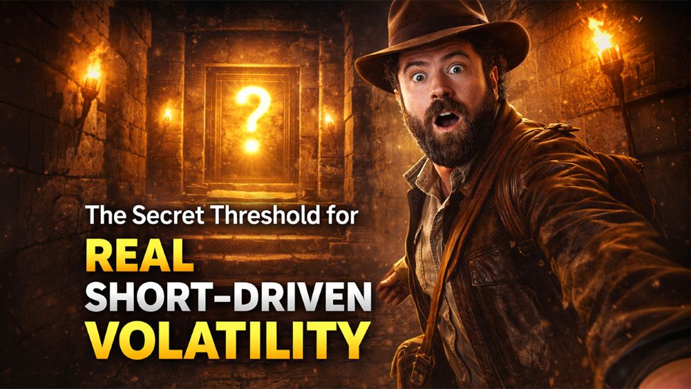 The Secret Threshold for Real Short-Driven Volatility